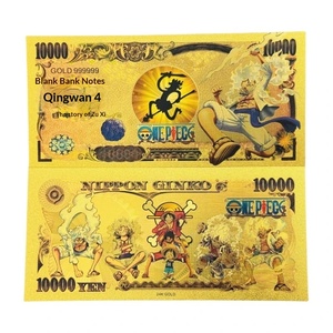 2026年日本路飞动漫纸币 路飞四档纸币 24K镀金 送给粉丝的礼物 - Product Image 2