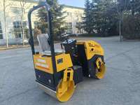 Nouvelle mini-rouleuse vibrante à double tambour LTC301 de 1 tonne et 25 kN pour la construction routière