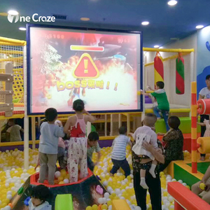 Sân chơi trong nhà 3D tương tác ném bóng trò chơi tương tác chiếu tường trò chơi với hồ bơi bóng cho trung tâm mua sắm - Product Image 4