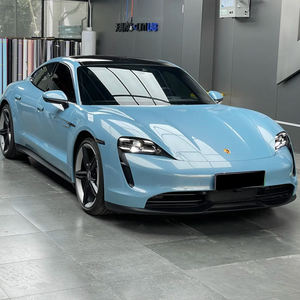 Vinilo Autoadhesivo Carkoo Azul Cristal de Hielo, Rollo de Película Protectora de Pintura de PVC con Efecto Leopardo, Súper Elástico para Carrocería - Product Image 1