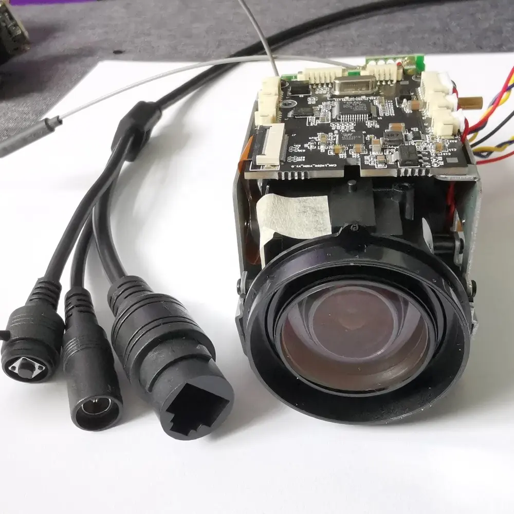 Modul Kamera Zoom Blok Jaringan CCTV, Drone Militer UAV Medis Sony Starlight CMOS Zoom Optik 1080P 5MP 2MP 30X