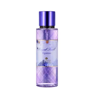 Perfume de alto volume para mulheres em spray corporal de 250ml com design personalizado