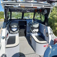 Bateau de pêche en aluminium Gospel Boat 25 pieds avec moteur hors-bord, coque en V, yacht rapide, bateau de croisière à cabine, à vendre en Australie