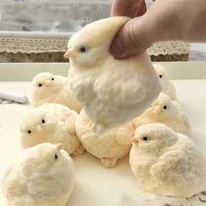 Juguete de Pollo para Apretar, Lindo Juguete Antiestrés de Mochi Squishy, Juguete de Pollo Esponjoso Kawaii de TPR, Juguetes de Apretar para Niños, Gran Venta - Product Image 2