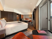 Ensemble de meubles de chambre à coucher d'hôtel cinq étoiles Panneau de bois MDF Mobilier de chambre à coucher d'appartements d'hôtel