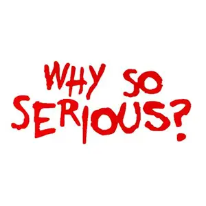 various sizes Why So Serious? Factory Price Custom Sticker Car bumper sticker window decal Outdoor Car body Stickers funny joke