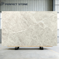 Comptoir en dalle de pierre naturelle de luxe moderne Quartzite Taj Mahal pour projet de villa
