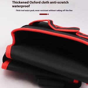 Sac de ceinture multifonctionnel portable en toile épaisse, sac à outils pour électricien, menuisier, sacs à usage spécial, robuste et durable - Product Image 4