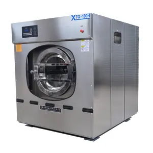 100kg उच्च स्पिन औद्योगिक वॉशिंग मशीन की कीमतें वाणिज्यिक कपड़े धोने वॉशर चिमटा