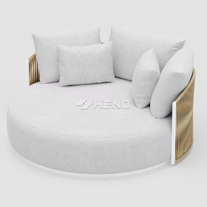 Lit de repos d'extérieur <span class=keywords><strong>en</strong></span> aluminium <span class=keywords><strong>et</strong></span> métal, mobilier de patio, <span class=keywords><strong>chaise</strong></span> longue <span class=keywords><strong>en</strong></span> corde, pour piscine <span class=keywords><strong>et</strong></span> extérieur - Product Image 4