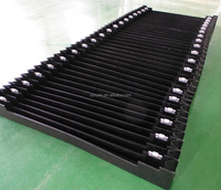 Prix direct usine Flexible Pvc Nylon accordéon soufflet orgue plat soufflet couverture pour machines-outils CNC