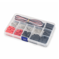 Kit de 400 connecteurs servo mâles et femelles 2/3 broches JR JST SYP Futaba à sertir pour avion RC, voiture, robot, drone, servo