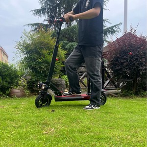 Trottinette électrique 48V avec moteur sans balais, pliable, étanche, pour les trajets urbains, noire - Product Image 2