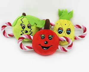 Cheap Price High Quality Kinghon Brand Dog Plush Cotton Rope <b>Interactive</b> Squeaky Chew <b>Toy</b> with Sound Custom Logo - Product Image 3