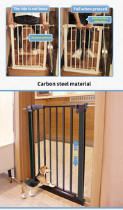 Kinder sicherheits tür Nicht perforiertes Haustier Hund Isolation Zaun Treppe Leitplanke Schutz geländer Easy Baby Safety <span class=keywords><strong>Gate</strong></span> - Product Image 5