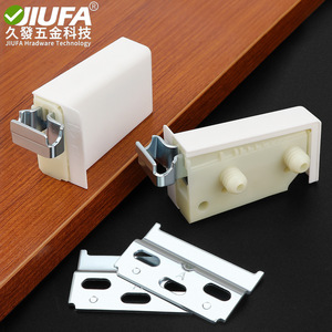 Jiufa Cabinet Hanging <b>Bracket</b> Heavy Duty <b>Plastic</b> Surface Mounted For Cupboard - Product Image 1