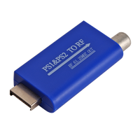 Konverter Video RF Bersertifikasi CE Ruiton Laris Manis, Mendukung PS2/PS1 67.25Mhz 61.25Mhz PAL DK Output untuk TV Splitters Converter