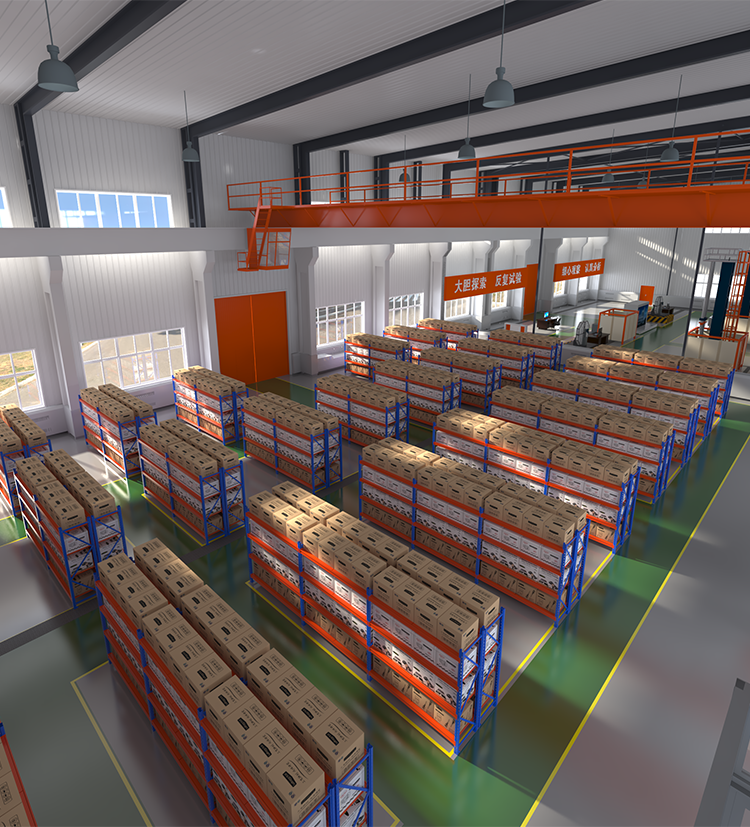 Flexiable Industrial Storage Shelves Metal Steel Beam Commercial Storage Pallet Rack