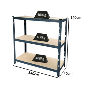 KBT140 Étagère de rangement en métal à 3 niveaux de haute qualité Supports empilables de qualité supérieure - Product Image 2