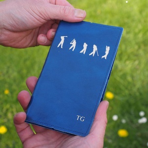 ที่ใส่สมุดบันทึกคะแนนกอล์ฟ Boshiho BOSC240902 หนังแท้คุณภาพสูง พร้อมที่ใส่ที และสมุดบันทึกระยะทาง  ออกแบบได้ตามต้องการ - Product Image 5