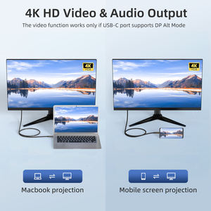 Câble USB 3.2 USB-C Type-C mâle-mâle polyvalent de haute qualité, PD100W 5A 20V, charge rapide, transfert de données 4K60Hz - Product Image 6