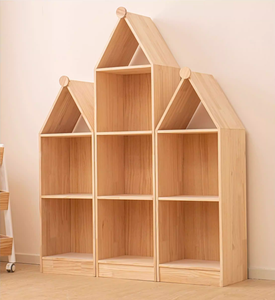 Étagère à livres Montessori pour enfants, étagère à livres illustrés, étagère de rangement, bois massif, jouet, armoire de rangement multifonctionnelle, étagère ouverte - Product Image 2