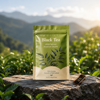 Sachets Doypack personnalisés en plastique avec fermeture éclair, finition mate, qualité alimentaire, pour thé, chewing-gum, imprimés sur mesure, écologiques et résistants à l'humidité
