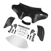 XF290601-SET-T Carénage Batwing Pare-brise Compatible avec Harley Road King Softail Heritage Classic