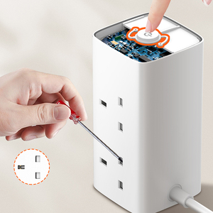 LDNIO sk4396 Anh cắm ổ cắm điện điện dải bảo vệ tăng tháp mở rộng ổ cắm điện + 70W 3 USB cắm 2500W PD QC3.0 mới - Product Image 5