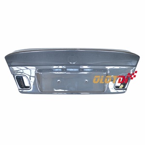 C Style Carbon Fiber Rear Trunk Boot Carbon Black High <b>Polished</b> 3X3 Twill Weave Tuning Body <b>Kits</b> for E46 1998-2004 2D 2-Door - Product Image 1