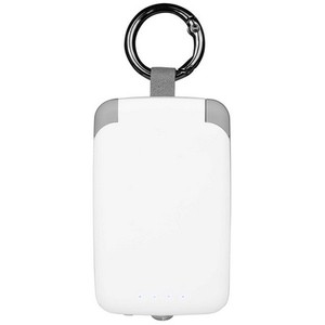Llavero con Logotipo Personalizado de Fábrica, Banco de Energía Portátil Tipo C de Alta Capacidad de 2000 mAh con Cable, Material ABS Negro - Product Image 2