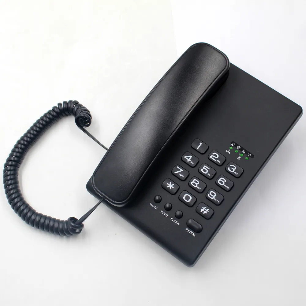 ใหม่ต้นทุนต่ำธุรกิจ IP โทรศัพท์ IP2000สำหรับโรงแรมห้อง Gust สนับสนุน VoIP PBX และ SIP โทรศัพท์เครือข่าย