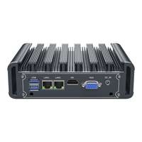 Mini PC industriel sans ventilateur BKHD G590 Intel J6412 J1900 N2840 Core I3 I5 Dual LAN Dual COM Ordinateur embarqué