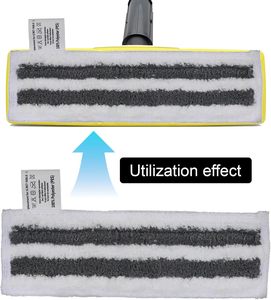 Paños de microfibra rectangulares para pulir, compatibles con los limpiadores a vapor <span class=keywords><strong>Karcher</strong></span> SC1, SC2, SC3 y SC4. - Product Image 5