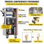 Machine à crème glacée professionnelle de haute précision certifiée CE, 2+1 saveurs, machine à glace molle 2450W, pour yaourt glacé, fruits et noix