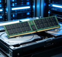 Memoria Registrada ECC DDR5 de 96 GB de Alta Capacidad a 6400 MHz Sellada de Fábrica, Rendimiento Estable para Virtualización en la Nube y Bases de Datos