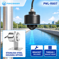 PWL-R807 Pengukur Ketinggian Air Radar FMCW 80GHz Akurasi Tinggi dengan Akurasi 1mm dan Sudut Sinar 6 Derajat