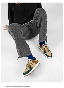 Sneakers <span class=keywords><strong>SB</strong></span> Low in Vera Pelle con Logo Personalizzato OEM ODM per Uomo, Design Casual per Skateboard con Mesh per Primavera e Autunno - Product Image 6
