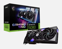 GPU Laptop Gaming GeForce RTX 5080 16GB GDDR7 Trio OC Bekas 256 Bit Antarmuka USB TRI FROZR 4 (3 X Kipas STORMFORCE)