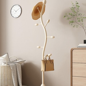 Cintre en os de poisson en métal de style simple pour chambre à coucher et hall, support de suspension au sol pour vêtements au design moderne - Product Image 1