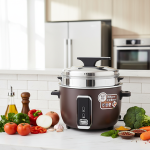 Hot Sale Portable Rice <b>Cooker</b> Large Capacity (6.0-18L) Drum Shape With Measuring Cup for Household & Restaurants Use Hotel Rice - Product Image 3