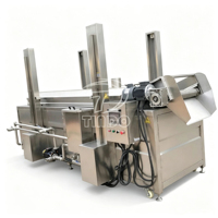 Máquina para Freír Pollo, Línea de Procesamiento para Cortar y Freír Papas Fritas