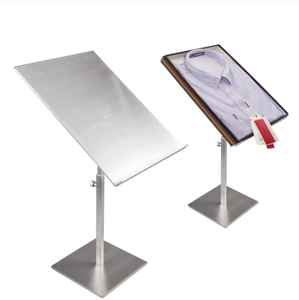 Metal Vestuário <span class=keywords><strong>Display</strong></span> Racks Single Shirt <span class=keywords><strong>Display</strong></span> Holder Stand Publicidade Cartaz Sinais <span class=keywords><strong>Display</strong></span> Stands para loja de varejo - Product Image 5