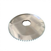 Lame de machine à écailler le poisson 200 mm HSS à dents de scie circulaire pour machine à écailler le poisson automatique, pièces de rechange OEM personnalisées