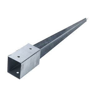 Anclaje Helicoidal <span class=keywords><strong>para</strong></span> Suelo <span class=keywords><strong>de</strong></span> 71x150x900 mm, Recubrimiento <span class=keywords><strong>de</strong></span> Zinc Galvanizado <span class=keywords><strong>de</strong></span> Alta Resistencia, <span class=keywords><strong>para</strong></span> Fijar <span class=keywords><strong>Postes</strong></span> <span class=keywords><strong>de</strong></span> <span class=keywords><strong>Madera</strong></span> - Product Image 2