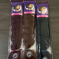 Prix bas en stock – Tresses synthétiques Jumbo de 82 pouces en fibre haute température de 230 g – Extensions de cheveux pour tresses africaines