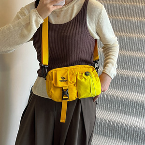 Bolso Bandolera Cuadrado Unisex 2025, Marca <span class=keywords><strong>de</strong></span> Moda, Funcional, Deportivo, para Exteriores, Bolso Pequeño, Correa Única, Combinable con Todo, Ligero - Product Image 3