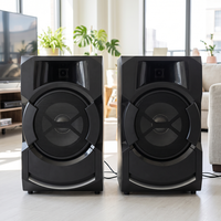 Nouveau modèle d'enceinte stéréo sans fil sur pied 300W*2 conçue pour les restaurants, les bars et les soirées en direct