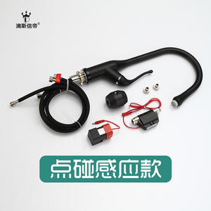 Robinet de cuisine extractible Disixindi, mitigeur monocommande avec valve en céramique, design moderne, à poser sur évier avec fonction pulvérisation - Product Image 3