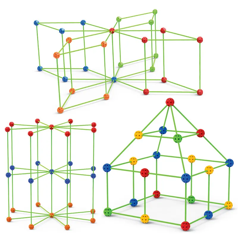 Di alta qualità DIY edificio tenda giocattolo fortino Kit di costruzione per i bambini al chiuso gioco giocattolo Set